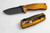 Lion Steel SR2 Mini - Orange Aluminium Handle, Black Blade