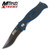 MTech Xtreme MX8001BL Blue/Black G-10 Folder