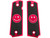 Angel Custom CNC Machined Tac-Glove Universal Grips for 1911 Series Airsoft Pistols (Color: Red / Smiley)