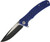 WE Knife Blitz Blue/Black Folding Knife, VG10, WE711A