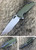WE Knife 706B SW Tanto D2 Flipper- Green G10