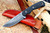 TOPS TEX4 Tex Creek Hunter w/Leather Sheath