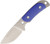 Hunter 165 Neck Knife Blue