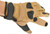 Matrix Tactical Knuckle Protector Leather Shooting Gloves (Color: Tan / Large)