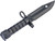 Matrix Airsoft Tactical Rubber Bayonet with Sheath & M4 / M16 QD Mount