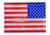 Reflective US Flag Patch - Full Color / Reverse