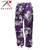 Rothco Women's Paratrooper Coloured Camo Fatigues - Ultra Violet Camo