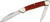 Miniature Canoe Red Bone