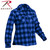 Rothco Women's Plaid Flannel Shirt - Blue/Black  - Small Only