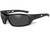 Wiley X Slay Sunglasses (Color: Polarized Smoke Grey lens with Gloss Black Frame)