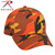 Rothco Supreme Camo Low Profile Cap -  Savage Orange