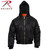 Rothco Hooded MA-1 Flight Jacket - Black