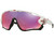 Oakley JawBreaker Sport Sunglasses (Color: Polished White / Prizm Road)