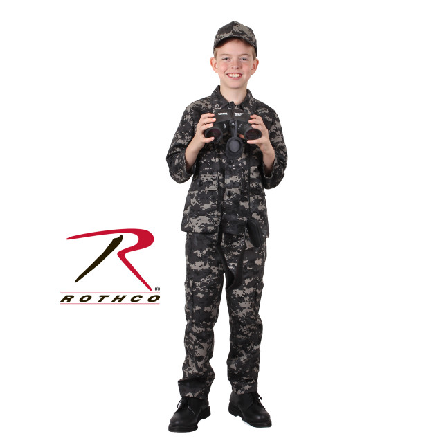 Rothco Kids Digital Camo BDU Pants (Woodland Digital Camo)