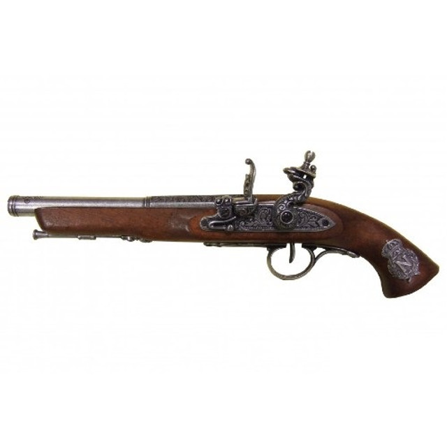 12 Fish Naval Pirate Gun Flint Lock Blunderbuss Die Cast Replica