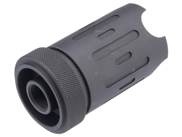 ZSHOT SilencerCo Licensed Airsoft Blast Shield Tracer-Ready Flash Hider