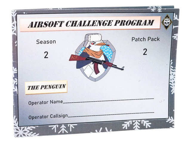 AIRSOFT CHALLENGE PROGRAM Season 2 Patch Pack (Model: "The Alien" Stealth)
