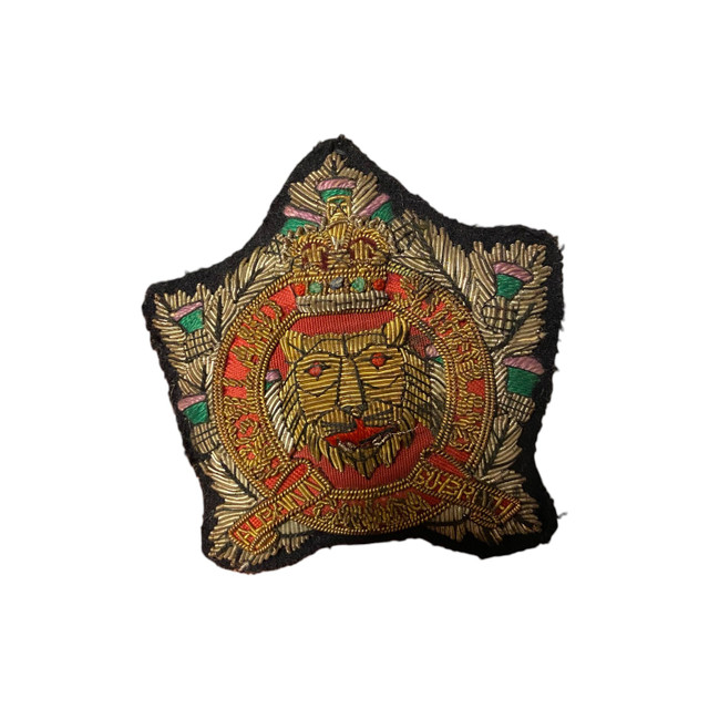 Vintage Argyll & Sutherland Highlanders Bullion Crest Patch