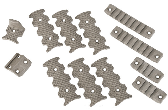 PTS Licensed Centurion Arms CMR Rail Accessory Pack - Dark Earth
