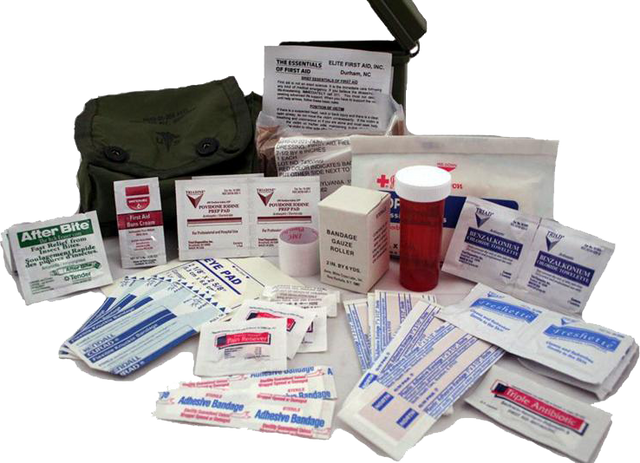 Elite First Aid FA102C Individual First Aid Kit - OD