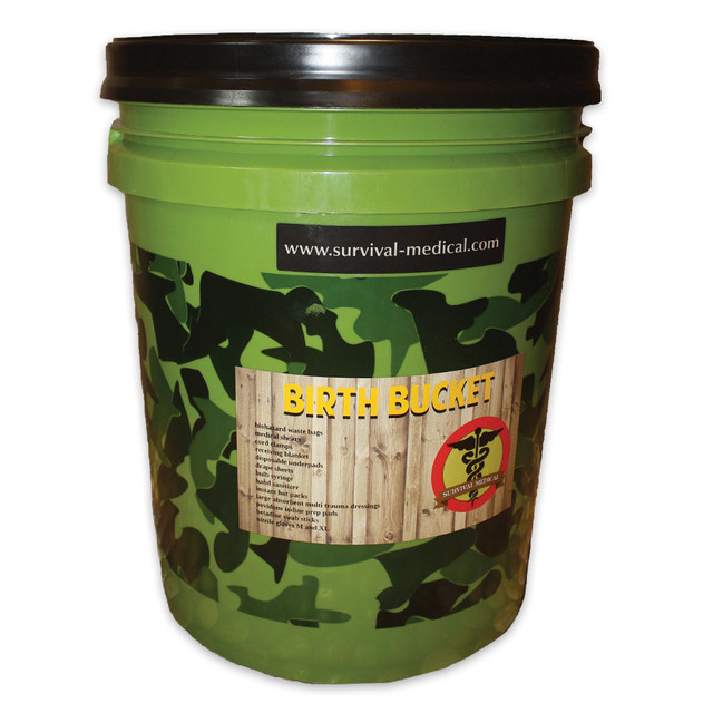 Survival Medical Birth Bucket – Emergency Kit