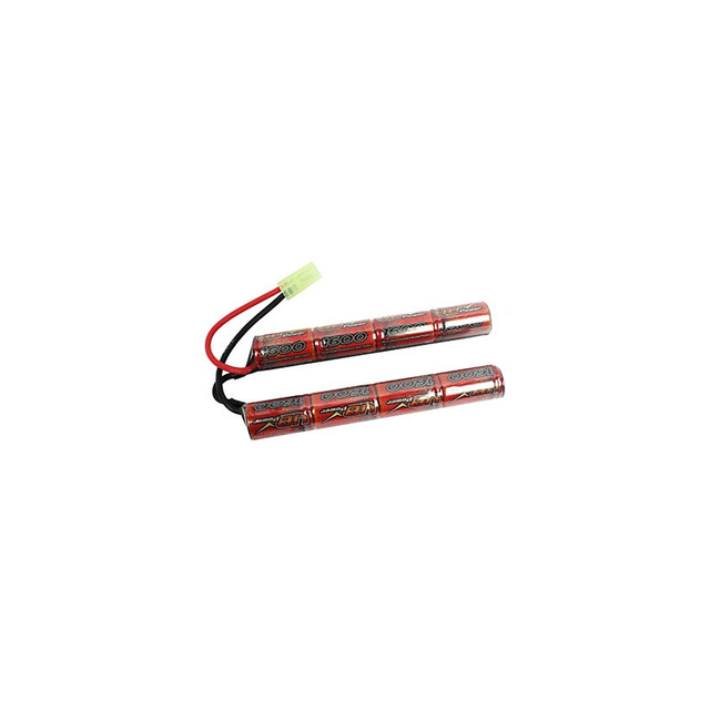 6mmProShop High Output NiMh Small Type Battery (Model: 9.6v 1600mAh Brick /  Deans)