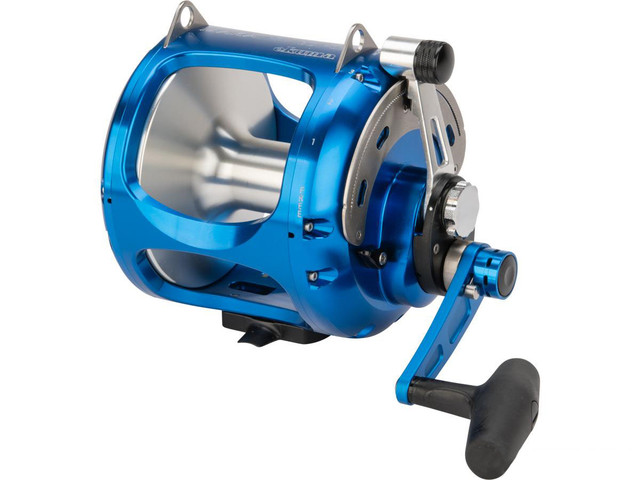 Okuma M-5IIB Metaloid 2 Speed Lever Drag Reel - Blue