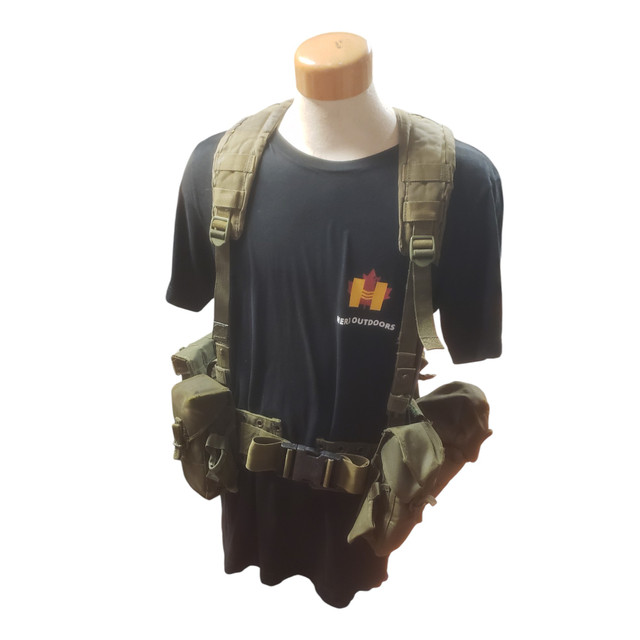 Canadian Armed Forces '82 Pattern SMG Load Bearing 9 Piece Web Set