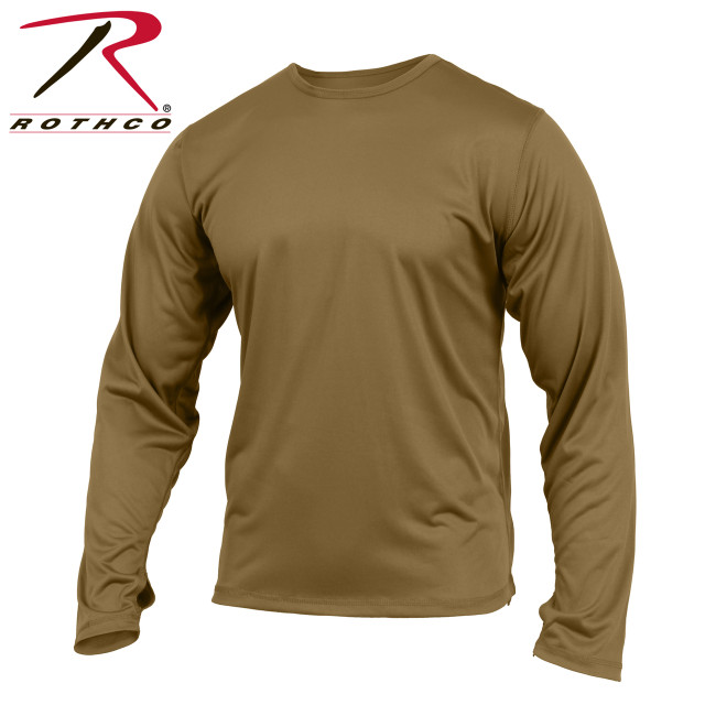 ROTHCO GEN 3 LEVEL 2 UNDERWEAR CREW TOP-AR 670-1 COYOTE