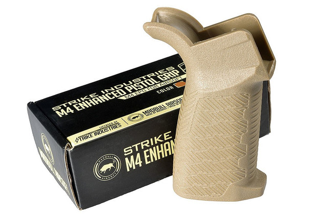 STRIKE INDUSTRIES SIMPLE FEATURELESS GRIP- FDE