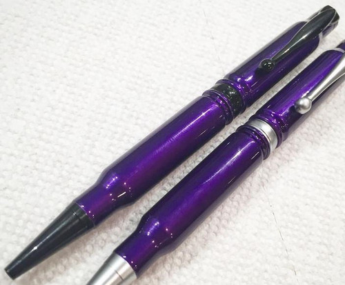 High Caliber 308 Illusion Purple Powder Coated Pen - Hero Outdoors