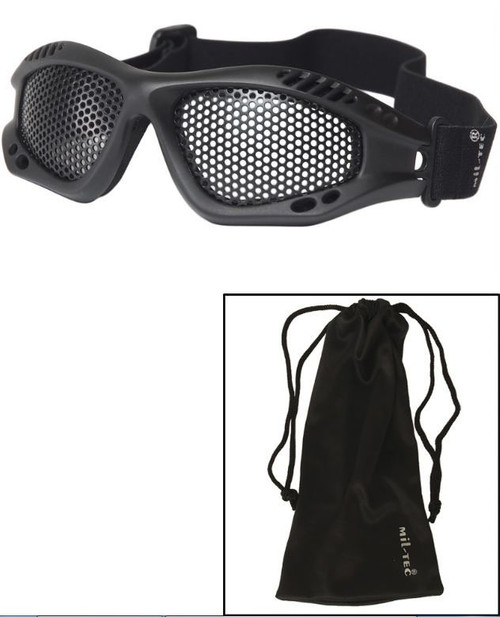 MilTec Black Tactical Goggles Hero Outdoors