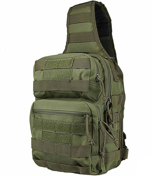 VISM / NcStar Shoulder Sling Utility Bag (Color OD Green) Hero Outdoors