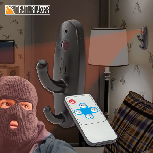 Wall Mounted Coat Hook Spy Camera Hero Outdoors