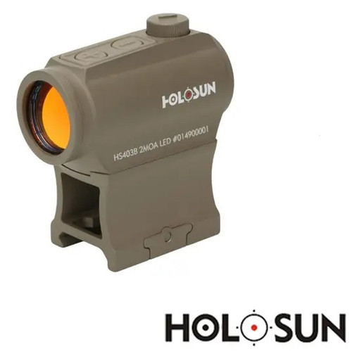 Holosun HS403B 2 MOA Red Dot Sight FDE - Hero Outdoors