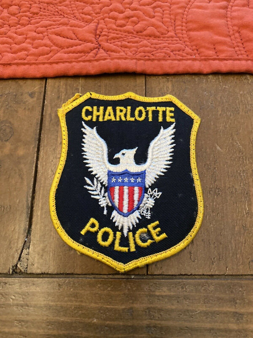 Vintage Charlotte NC Police Patch - Hero Outdoors
