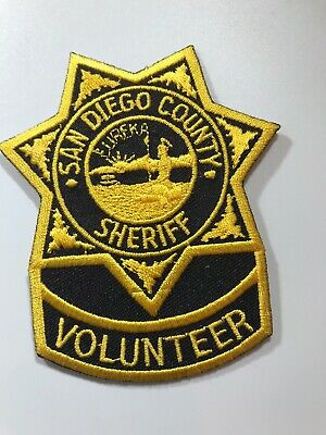San Diego County Sheriff Volunteer CA Police Patch - Hero Outdoors