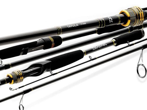 Daiwa txt662mfs Tatula 6 - 14ポンドテストXTロッド、ブラック Daiwa Tatula XT Bass Rod