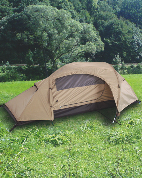 MIL-TEC Coyote 1-Man Recom Tent - Hero Outdoors