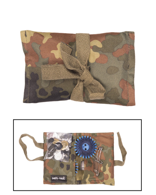 Mil-Tec Flecktarn Navy Sewing Kit - Hero Outdoors