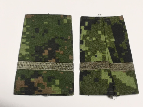 Canadian Armed Forces Cadpat Rank Epaulets Rank Only - 2nd Lieutenant ...