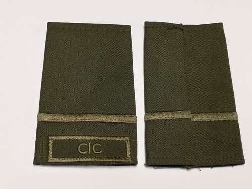 Canadian Armed Forces Green Rank Epaulets CIC - Officer Cadet - Hero ...