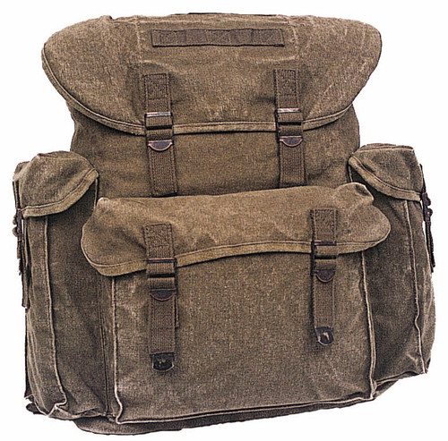 World Famous Euro Rucksack - Olive Washed - Hero Outdoors