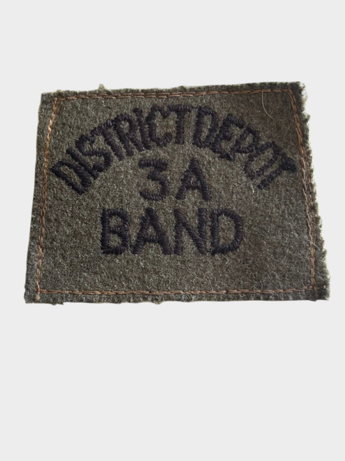 WW2 District Depot 3A Band slip on patch