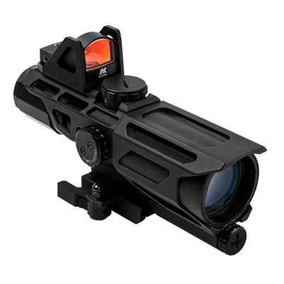 Minidiva Tactical 3 9X40 Rood & Groen Verlichte Jacht Richtkijker Met Geweersteun 674596371