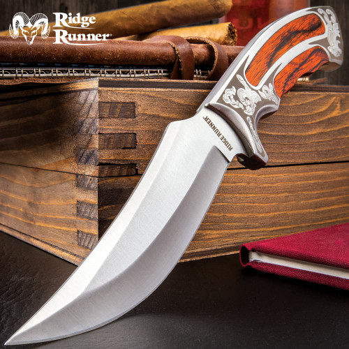 Ridge Runner Executive Wood Bowie Knife - Hero Outdoors