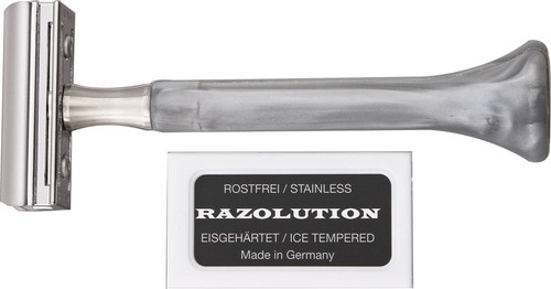 Razolution Safety Razor Razolution 85601 Double Edge Safety Razor - Rubber Handle - Hero Outdoors