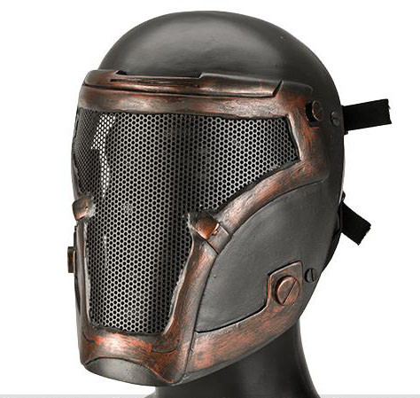 Emerson Wire Mesh "Bio-Chemical Soldier" Face Mask - Rust Bronze - Hero