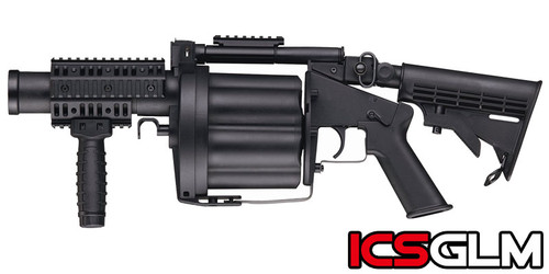 ICS MGL Full Size Airsoft Revolver Grenade Launcher - Hero Outdoors