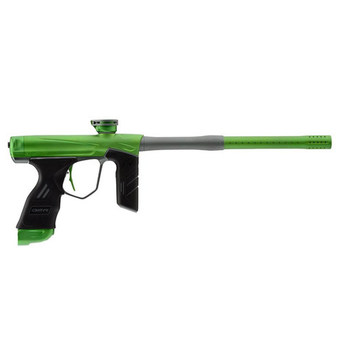 DYE DSR Paintball Gun Green Machine Lime/Gray Hero Outdoors